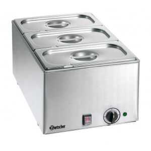 Bain-marie 3 x 1/3 GN professionnel