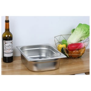 Bac Gastro GN 2/3 Inox - Profondeur 100 mm - 9 L - Dynasteel