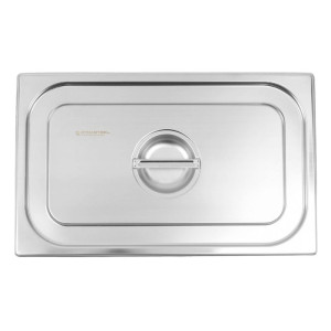 Stainless steel GN 1/1 cover by Dynasteel for professional catering