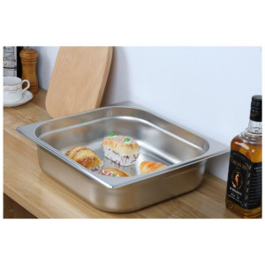 Bac Gastro GN 1/2 Inox - Hĺbka 100 mm - 6,5 L - Dynasteel