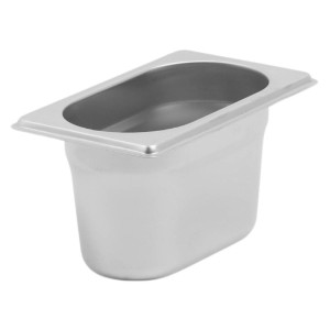 Bac Gastro GN 1/9 Inox - Hĺbka 100 mm - 1 L - Dynasteel