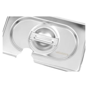 Veko GN 1/9 Dynasteel z nehrdzavejúcej ocele pre gastronádoby