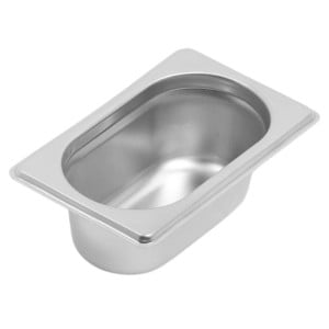Bac Gastro GN 1/9 Inox - Hĺbka 65 mm - 0,6 L