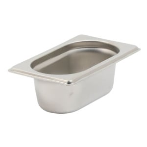 Bac Gastro GN 1/9 Inox - Hĺbka 65 mm - 0,6 L