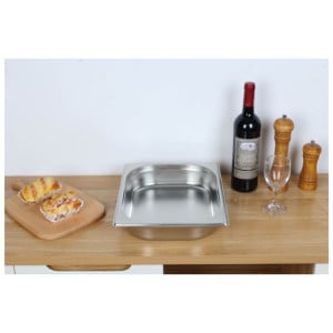 Bac Gastro GN 1/2 Inox - 65 mm - 4 L - Cuisine Pro