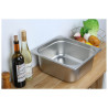 Bac Gastro GN 1/2 Inox - Hĺbka 150 mm - 9,5 L - Dynasteel