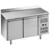 Chladiaci stôl 2 dverový GN1/1 - Hĺbka 700 s chrbtom - Dynasteel