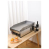 Gas Plancha Depth 34 x 64 cm Dynasteel - Exceptional performance and practical use