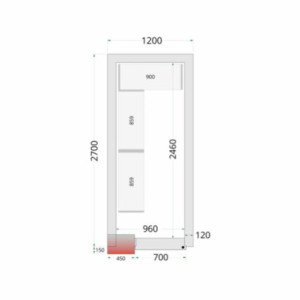 Chladnička s negatívnou teplotou TEFCOLD - 1200 x 2700: Jednoduché a ekonomické skladovanie s bezplatným doručením