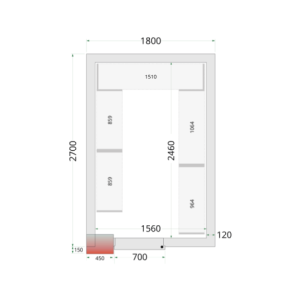 Chambre Froide Négative TEFCOLD - Chladené a všestranné skladovanie potravín