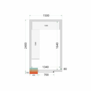 Kit Rayonnage pour Chambre Froide 1500 x 2400 TEFCOLD - Optimisation d'espace et organisation pour les professionnels de la cuis