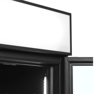 Vitrine Réfrigérée Positive Noire - 2 Portes Vitrées - 524 L TEFCOLD : Elegancia a Výkon pre Profesionálov