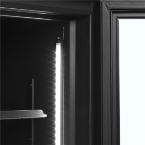 Vitrine Réfrigérée Positive Noire - 2 Portes Vitrées - 524 L TEFCOLD : Elegancia a Výkon pre Profesionálov