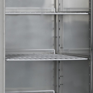 Negative Stainless Steel Refrigerated Cabinet - 2 Solid Doors - 900 L TEFCOLD RK1010: Optimal storage for professionals