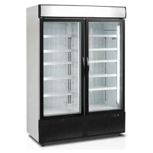 Vitrine Congélateur Verticaux Blanc - 2 Portes Vitrées - 930 L TEFCOLD | Fourniresto