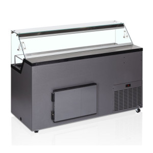 Ice Cream Display with Service Lid - TEFCOLD Mirabella 9, 9 x 5 L - Optimal capacity for your ice creams