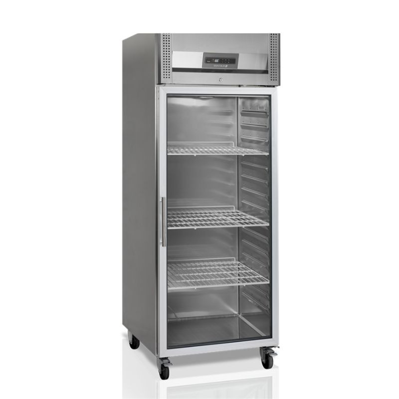 Armoire Réfrigérée Positive GN 2/1 Vitrée Inox - 484 L TEFCOLD : Optimálna konzervácia potravín, zvýšená viditeľnosť.