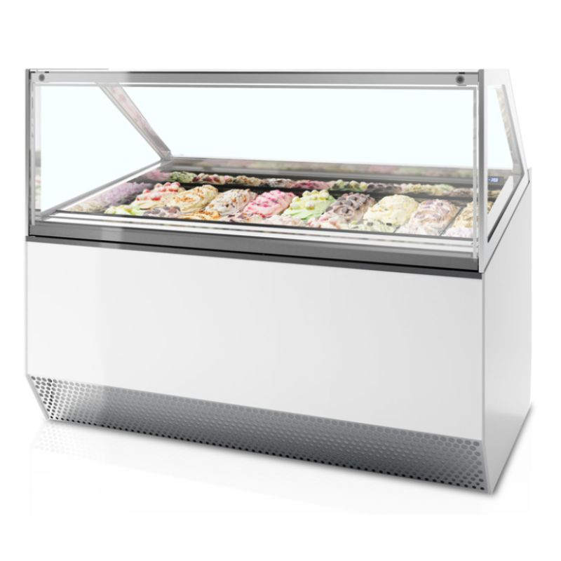 Vitrine à glace ventilée - Façade droite - 18 x 5L - TEFCOLD Millennium ST18