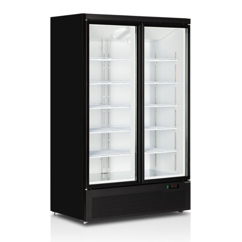 Armoire Réfrigérée positive 2 Portes Vitrées 809 L - TEFCOLD : Performance et Qualité