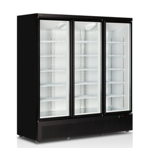 Armoire Réfrigérée Négative 3 Portes Vitrées - 1264 L TEFCOLD: Performance et praticité pour les professionnels de la cuisine