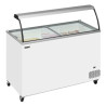 Chest Freezer for Ice | Curved Glass - 350 L | Brand TEFCOLD