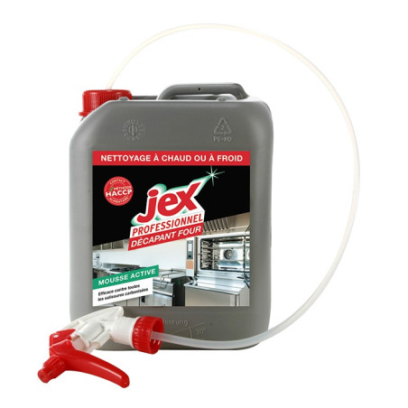 Oven Cleaner with Gun - Jex 5L: Powerful and effective against stubborn grease