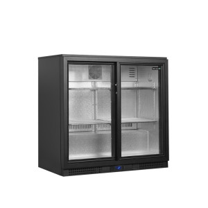 Arrière-Bar Réfrigéré 2 Portes Vitrées Coulissantes - 188 L | TEFCOLD BA21S