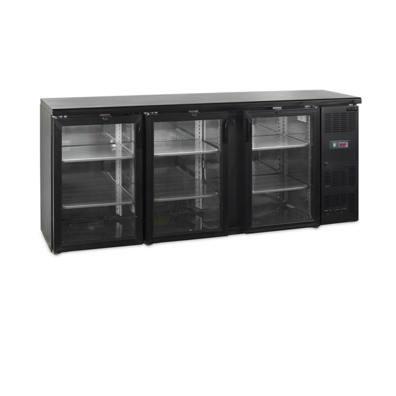 Arrière-Bar Réfrigéré 3 Portes Vitrées - 442 L | TEFCOLD CBC310G