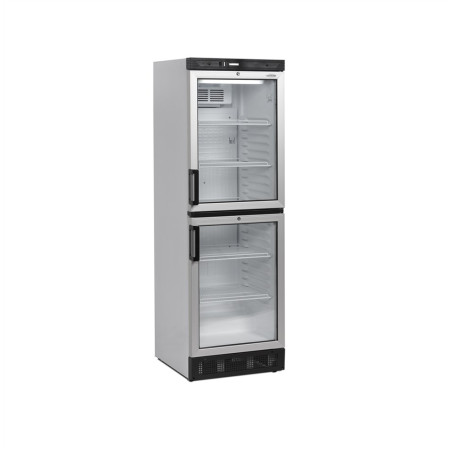 Armoire Réfrigérée à Boissons Double Portes Vitrées TEFCOLD - Capacité 347 L