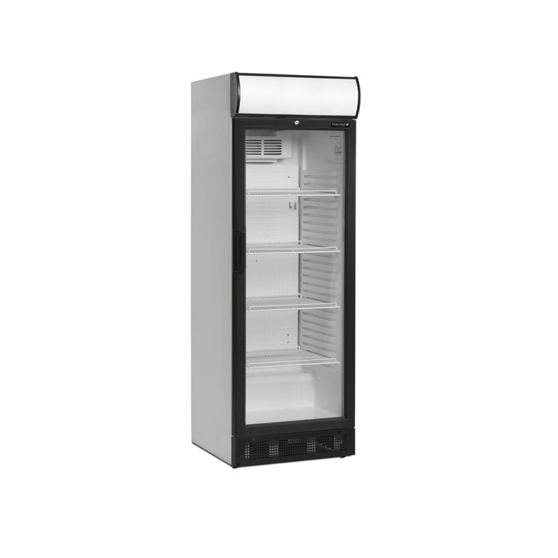 Armoire Réfrigérée à Boissons 260L TEFCOLD Blanc Canopée LED & Porte Réversible