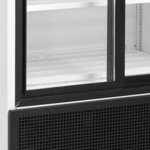 White TEFCOLD 2 Glass Door Refrigerated Cabinet 462 L - High Performance