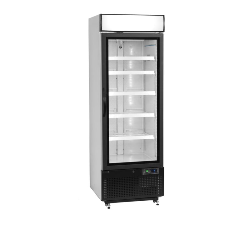 Refrigerated Cabinet 1 Glass Door White TEFCOLD 412 L - Professional Equipment Refrigerated Cabinet 1 Glass Door White TEFCOLD 412 L - Professional Equipment