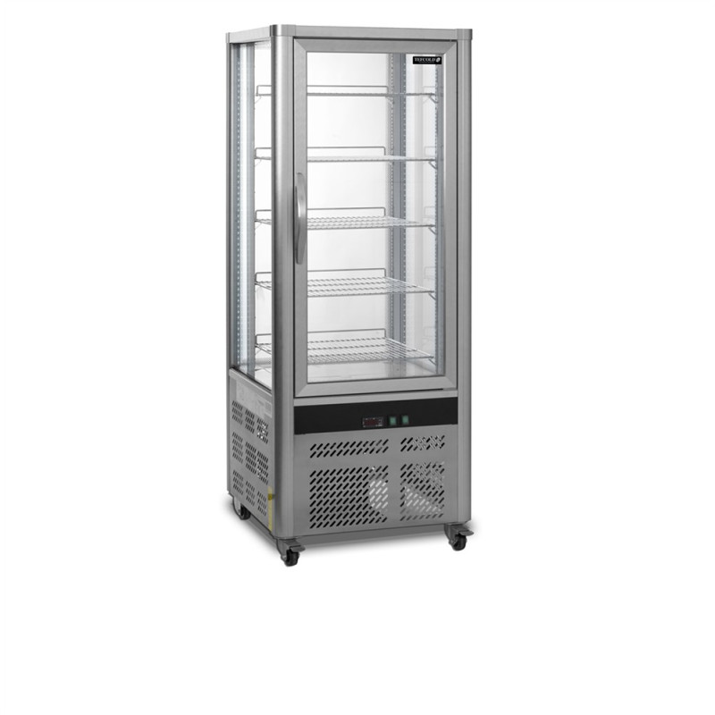 TEFCOLD Refrigerated Glass Cabinet - 425 L: Elegant design and optimal performance