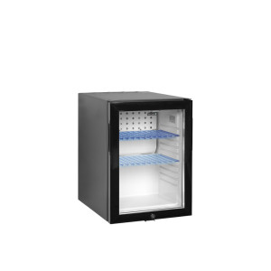 Mini Frigo Bar TEFCOLD Čierny 34 L - Sklenené Dvere - Kompresor