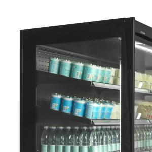 Vitrine Réfrigérée Supermarché Positive Noir TEFCOLD - 770 L