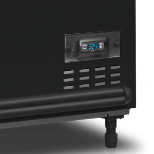 Chladnička Mraznička Zakrivené Sklenené Veko - Čierna - 422 L - TEFCOLD