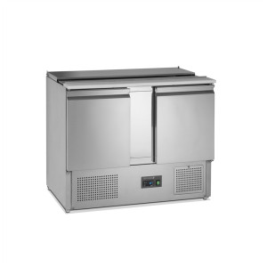 Refrigerated Saladette GN 1/1 Stainless Steel - 2 Doors 240L Tefcold SA1045