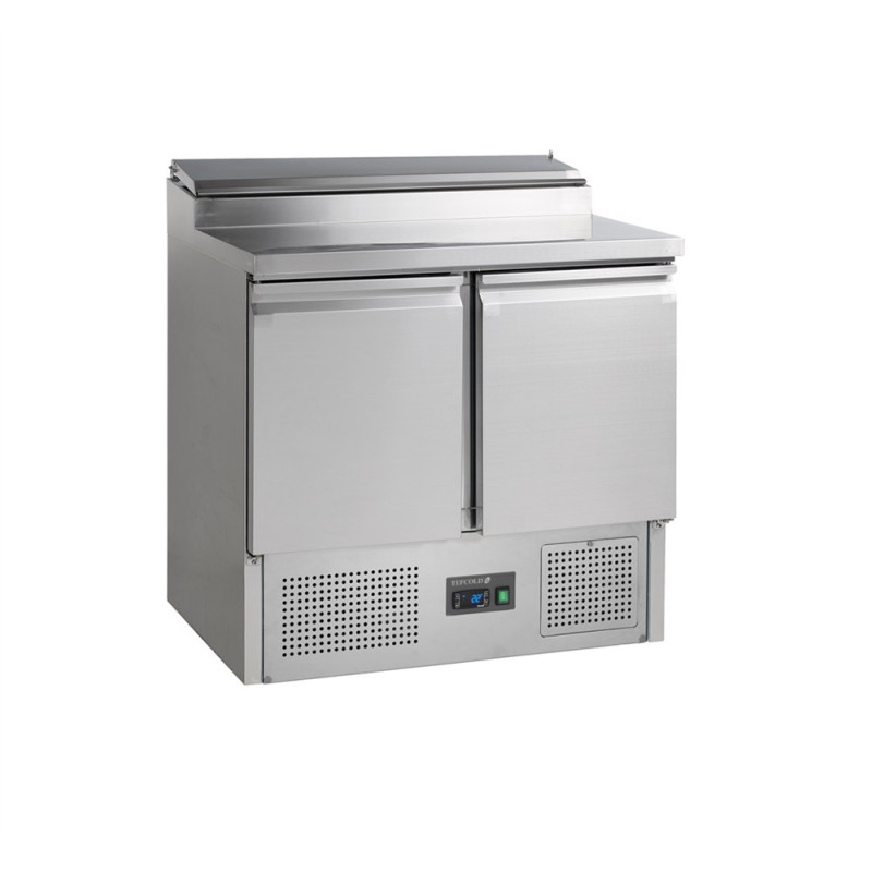 Refrigerated Saladette GN 1/1 Stainless Steel - 2 Doors - 201 L TEFCOLD