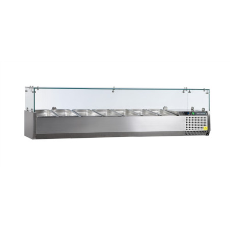 Saladette to Place Static TEFCOLD 48 L GN 1/4 Stainless Steel