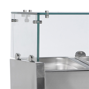 Static Saladette - 8 GN 1/4 - 53 L TEFCOLD - Stainless Steel