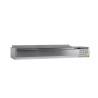 Saladette à Poser Couvercle Inox Statique 8 GN 1/4 - 41,6 L - TEFCOLD