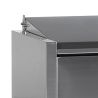 Saladette à Poser Couvercle Inox Statique 8 GN 1/4 - 41,6 L - TEFCOLD