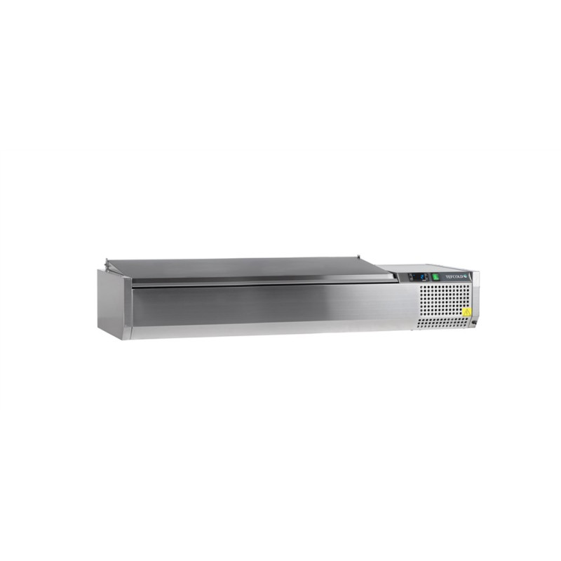 Saladette à Poser Couvercle Inox - Statique - 6 GN 1/3 - TEFCOLD