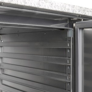 Stôl na pizzu Inox TEFCOLD - 400x600mm - 2 dvere - Vysoká kvalita