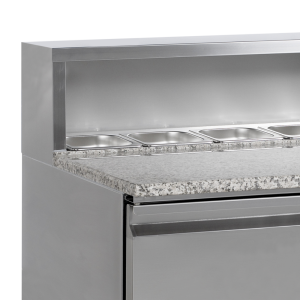 Pizza Cabinet - 5 GN 1/6 in Stainless Steel | TEFCOLD PT920