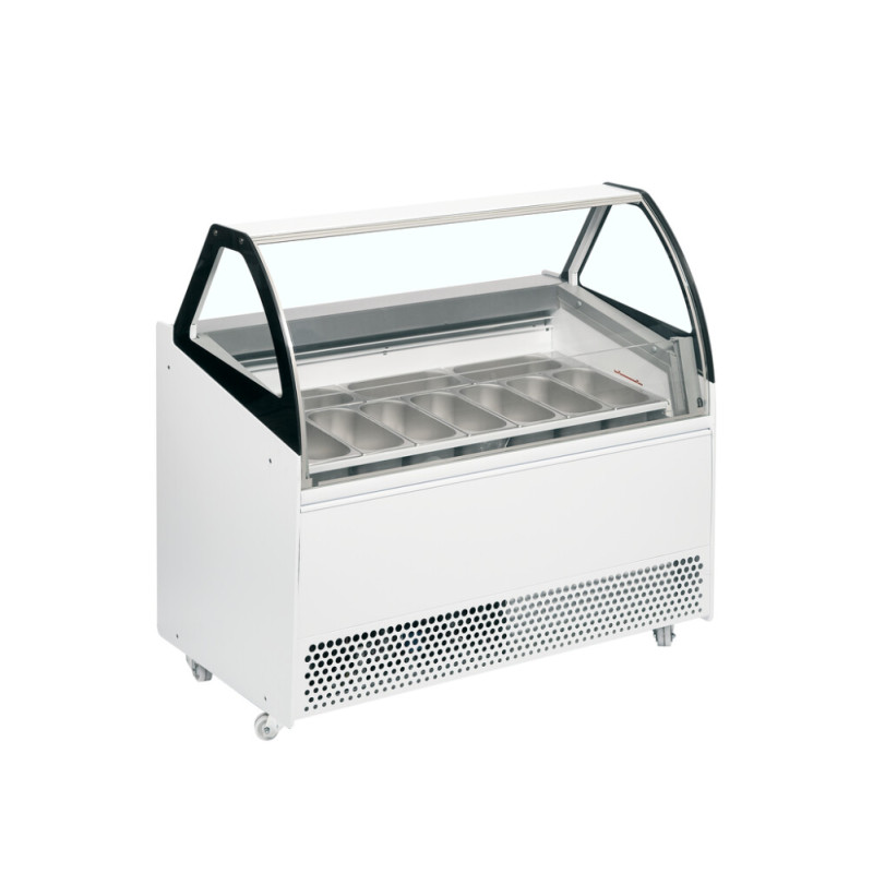 Ventilated Ice Cream Display - 10 x 5 L | TEFCOLD Ventilated ice cream display ideal for maintaining your gelati | TEFCOLD