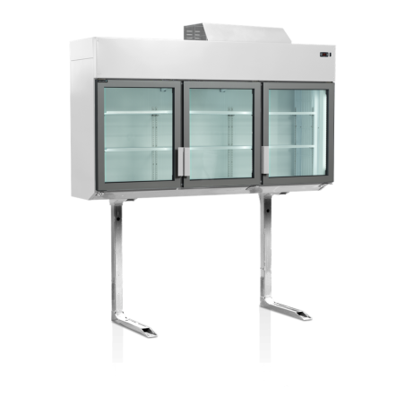 White Cabinet Freezer 545L TEFCOLD - Ventilated Cooling - Commercial Space Saving