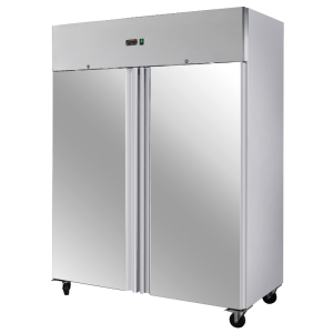 Pozitívna chladnička 1400 L Inox GN 2/1 – 2 dvere