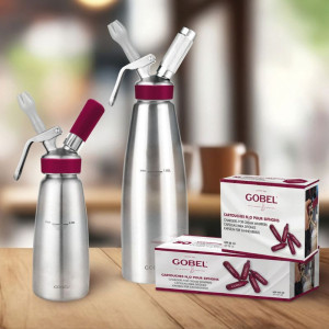 Siphon Profesionálny Inox Gobel NF D21-901 - Krémové Prípravy