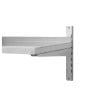 Stainless steel wall shelf - L 1000 x D 400 mm | Dynasteel